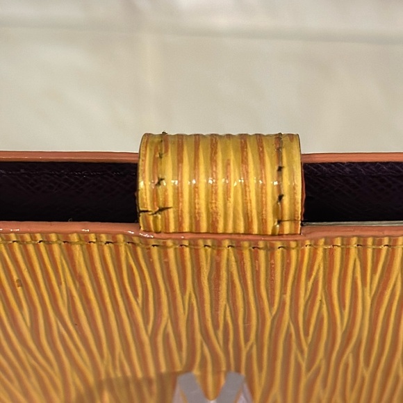 Authentic Louis Vuitton Yellow & Purple Epi Leather Organizer w/LV 2024 Insert - Picture 16 of 16